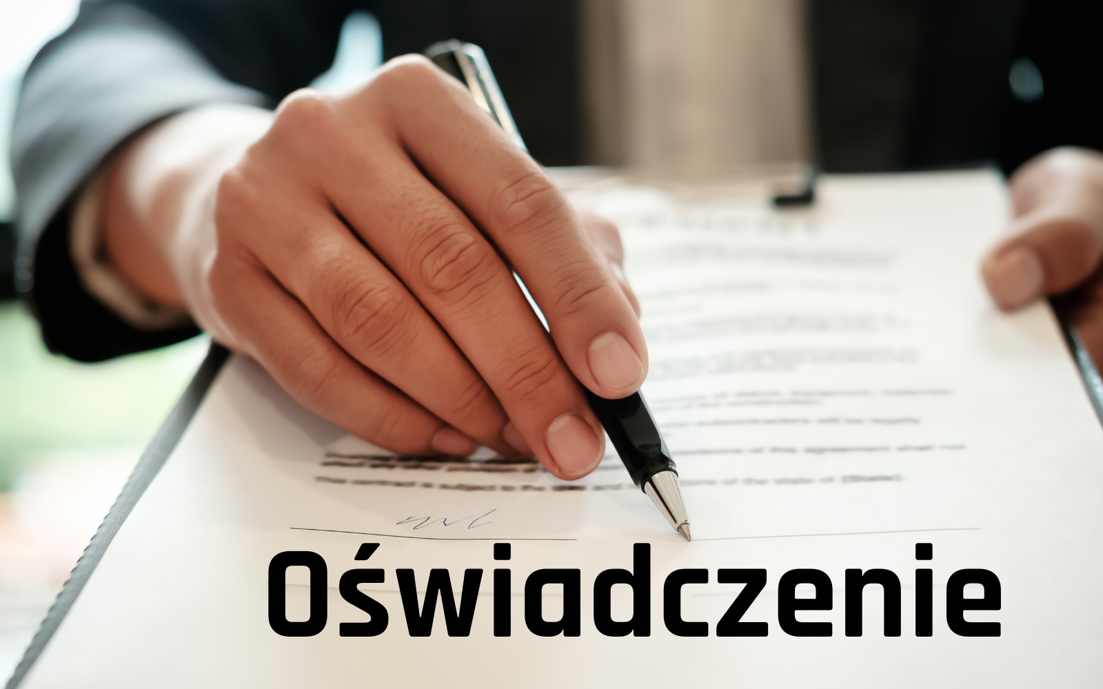 Oświadczenie