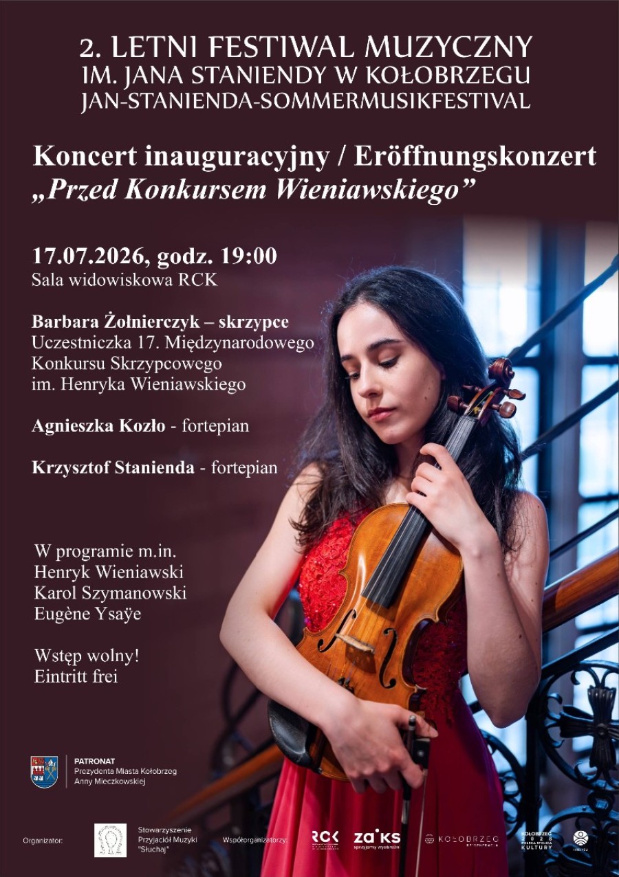 Koncert inauguracyjny 2. Letniego Festiwalu Muzycznego im. Jana Staniendy w Kołobrzegu